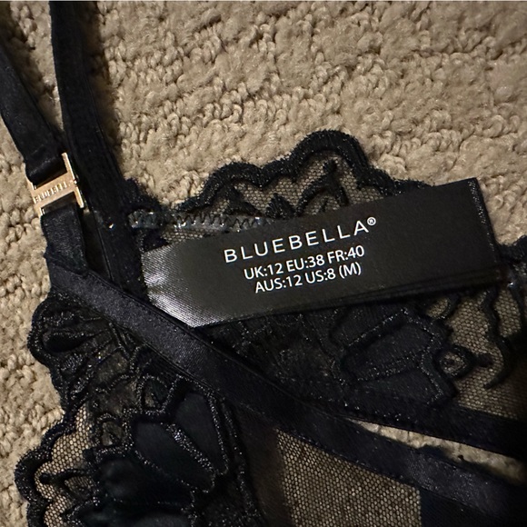 Bluebella Ina Open-Back Brief - Black - Size 12 - Picture 5 of 10